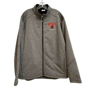 NWT Champion Full Zip Jacket Size XXL Grey Pockets North Rockland Red Raiders